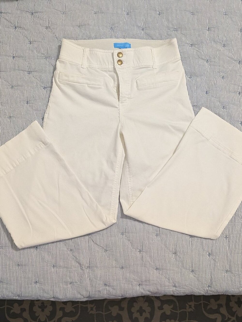 Draper James Wide-Legged Cropped Pants